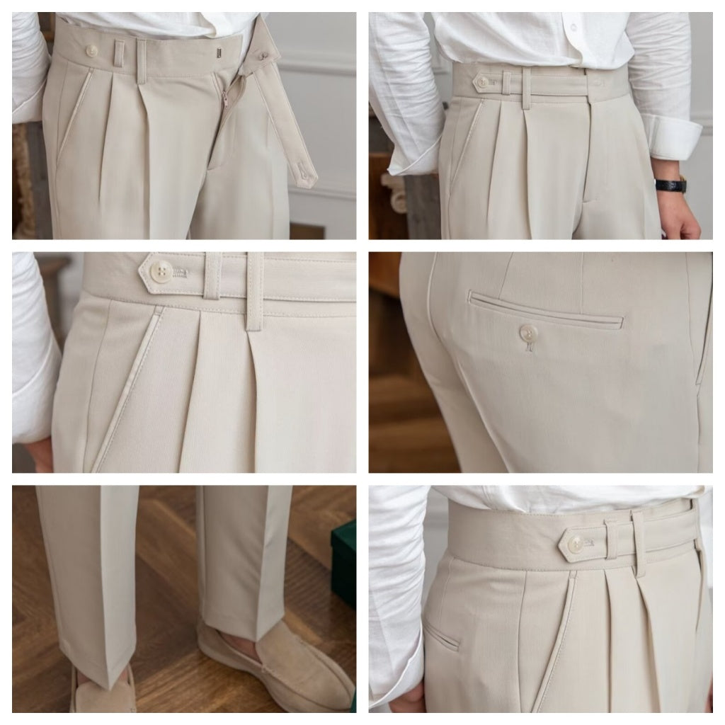 Italian waist slack trousers-1 bottom type