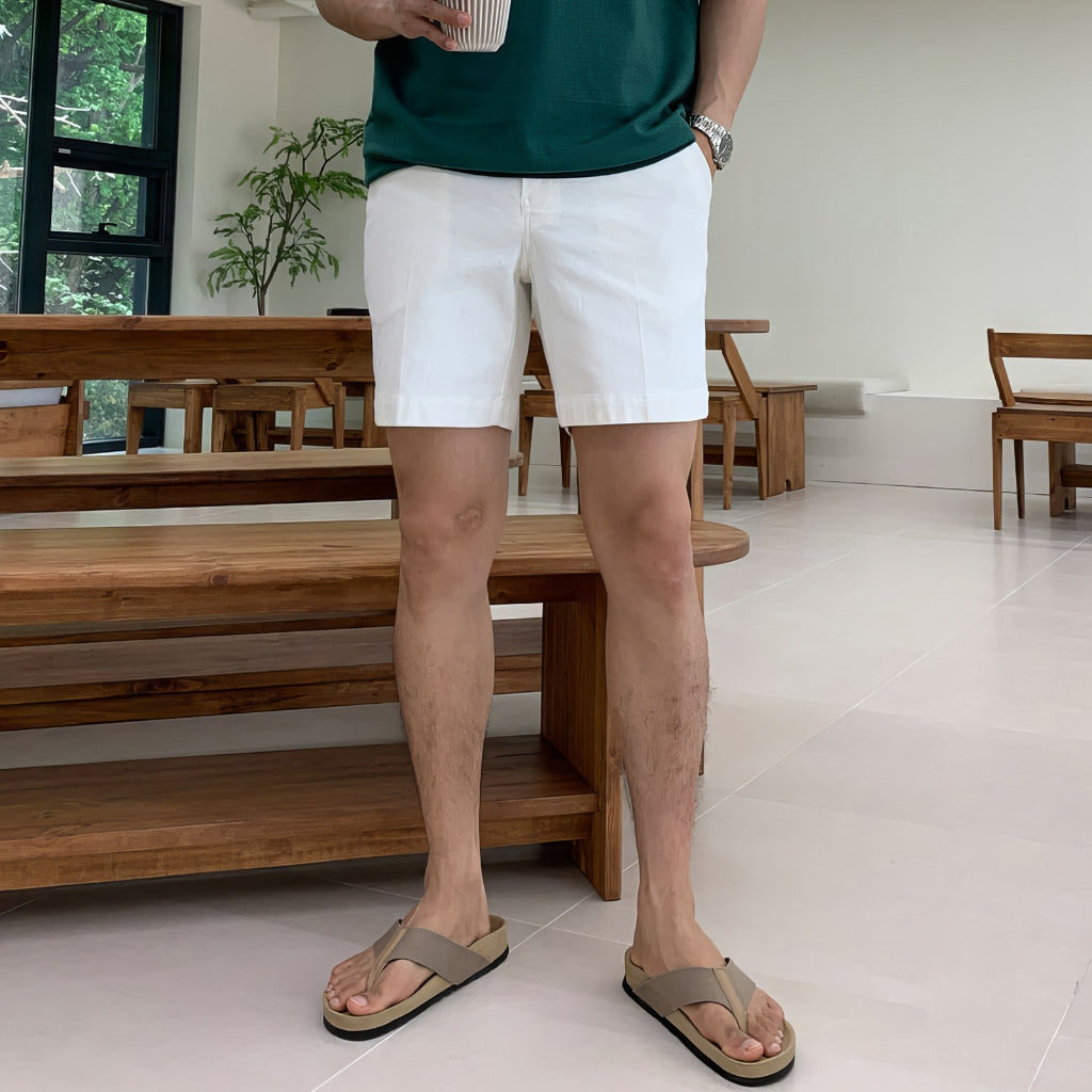 Old money style shorts for men