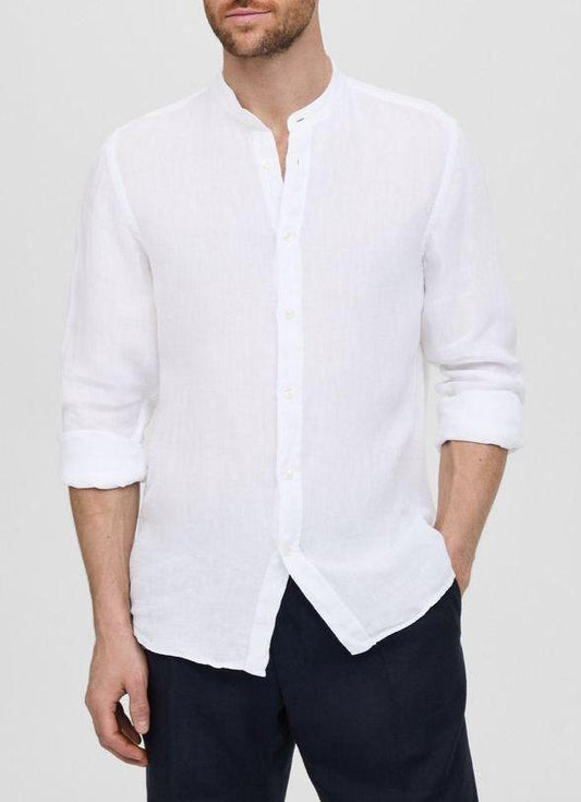 Men's Mandarin collar shirt